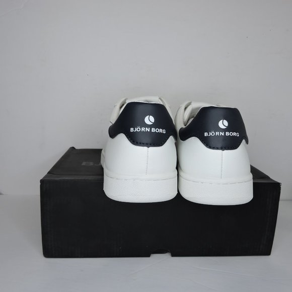 Bjorn borg men's classic sneakers white and navy - Picture 4 of 5